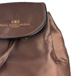 Balenciaga Vintage Brown Nylon Mini Backpack
