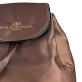Balenciaga Vintage Brown Nylon Mini Backpack