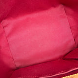 Louis Vuitton Red Monogram Vernis Bellevue Handbag