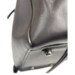 Coach Black Leather Trim Copper Carryall Two-Way Bag