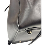 Coach Black Leather Trim Copper Carryall Two-Way Bag