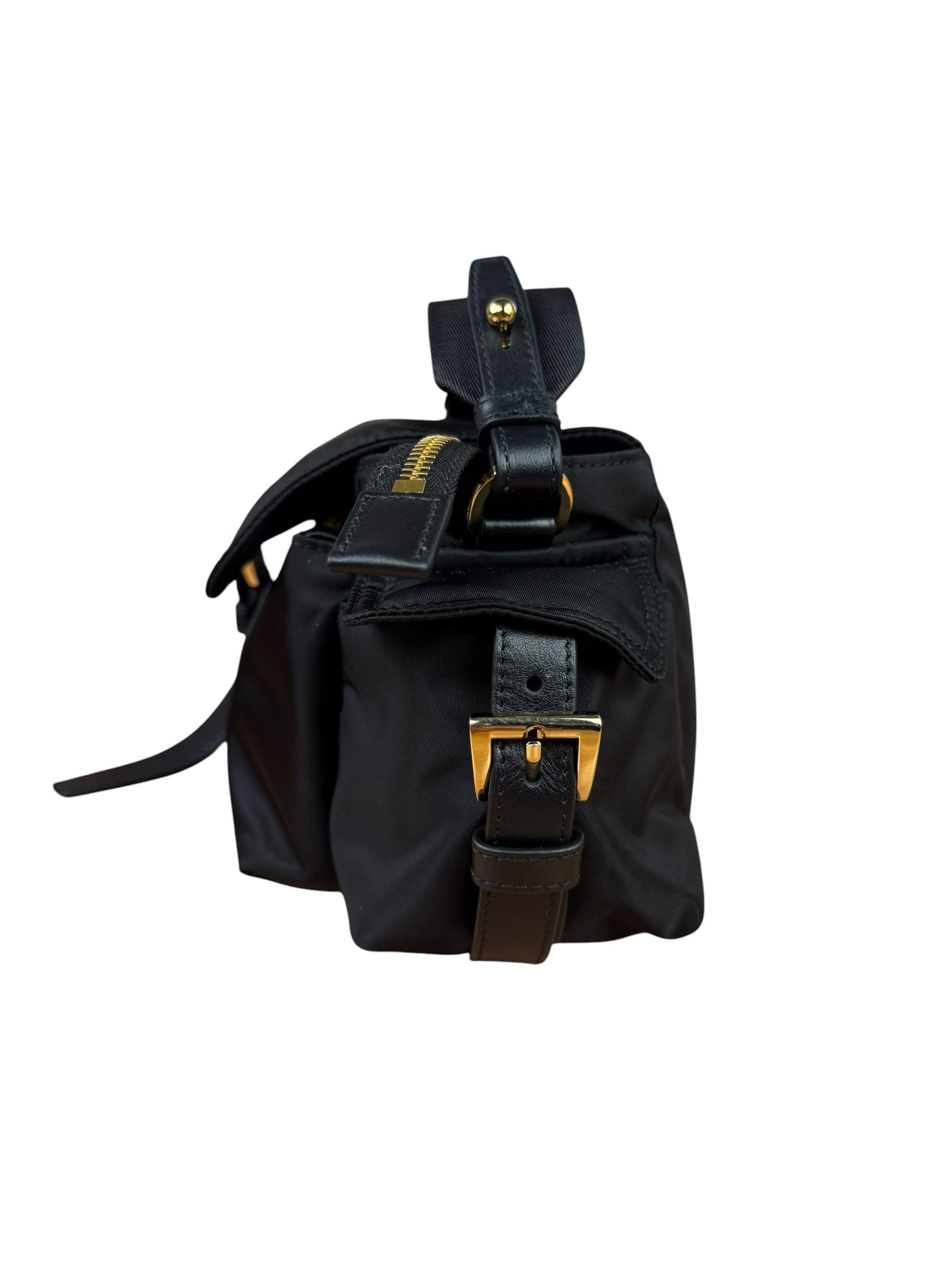 Prada Black Explore Re-Nylon Medium Shoulder Bag