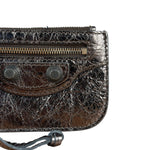 Balenciaga Le Cagole Zip Pouch Metallic