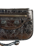 Balenciaga Le Cagole Zip Pouch Metallic
