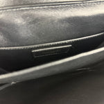 Saint Laurent Black Monogram Patent Leather Shoulder Bag