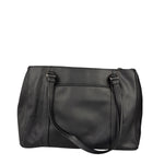 Coach Vintage Black Peyton Leather Jordan Double Zip Shoulder Bag