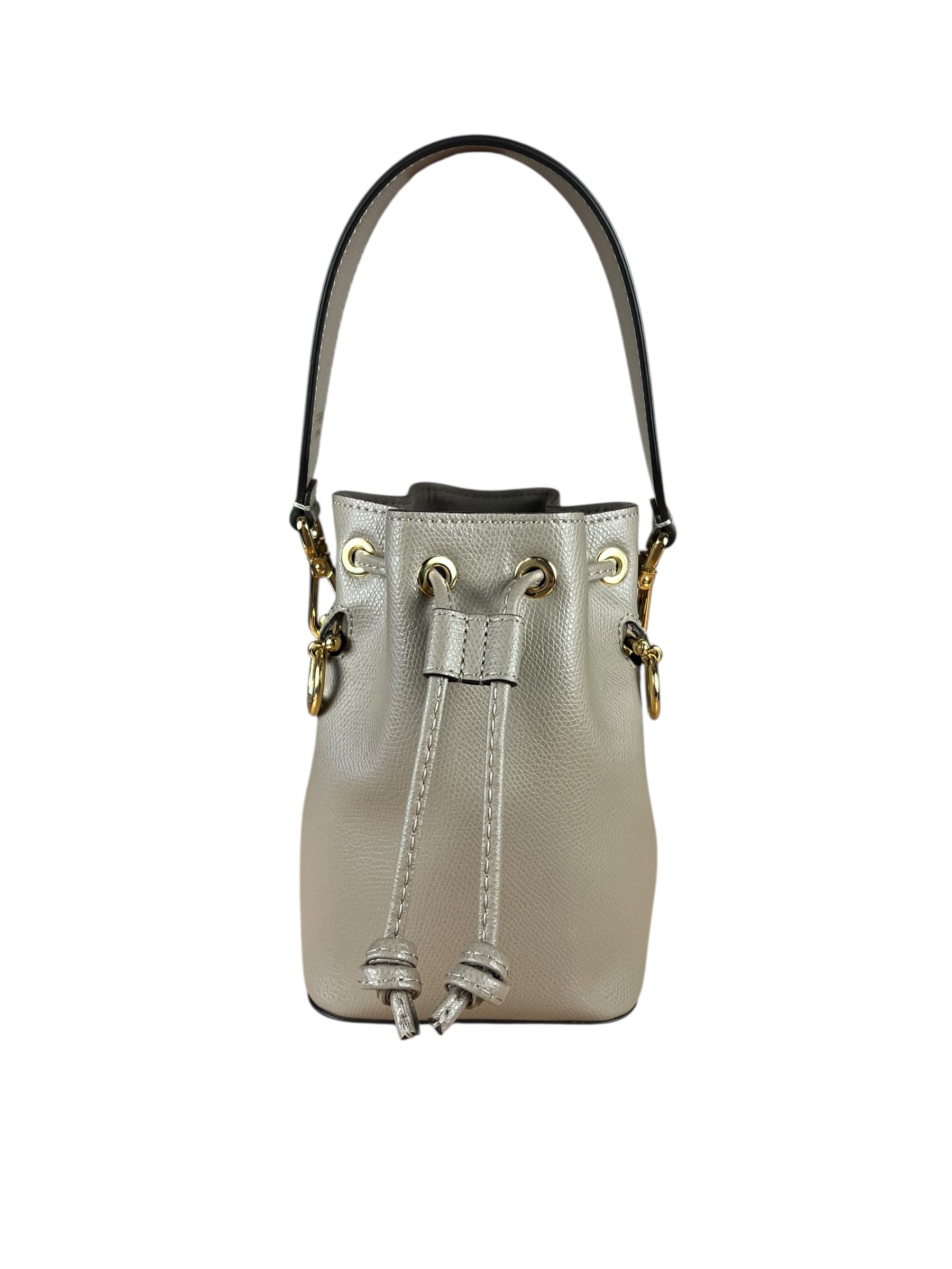 Fendi Mon Tresor Leather Bucket Bag