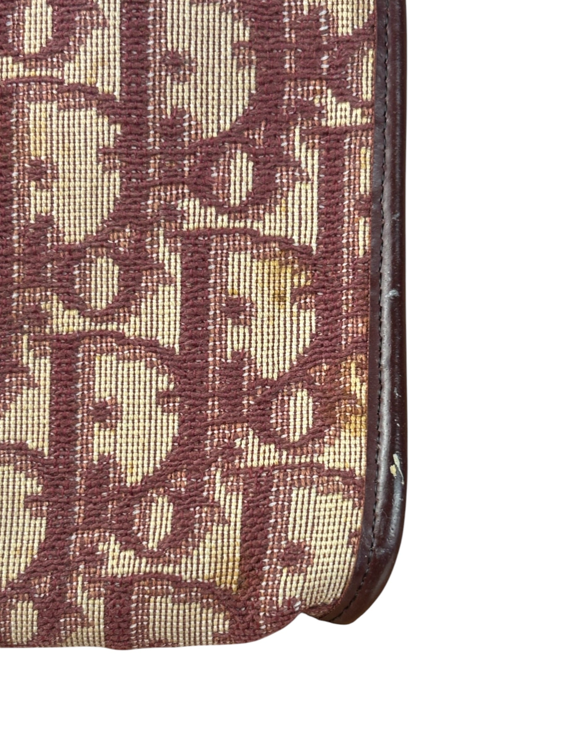 Christian Dior Vintage Trotter Oblique Clutch Bag