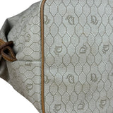 Christian Dior Vintage Honeycomb Zip Tote