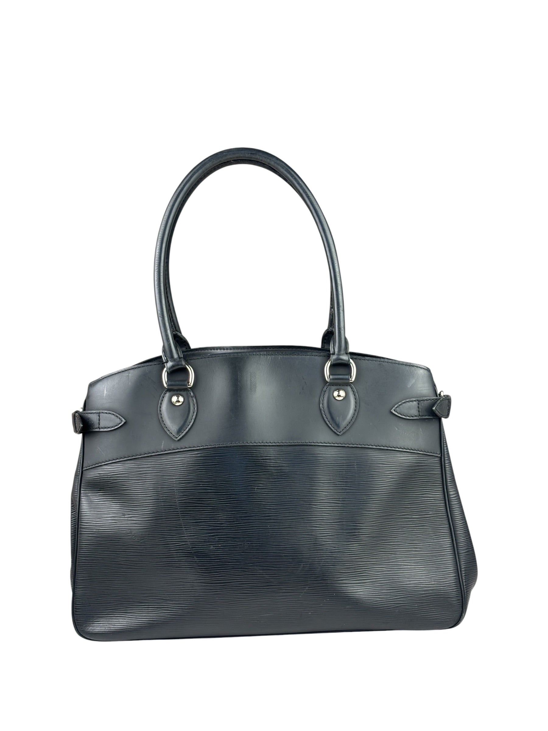 Louis Vuitton Black Epi Leather Passy Tote GM