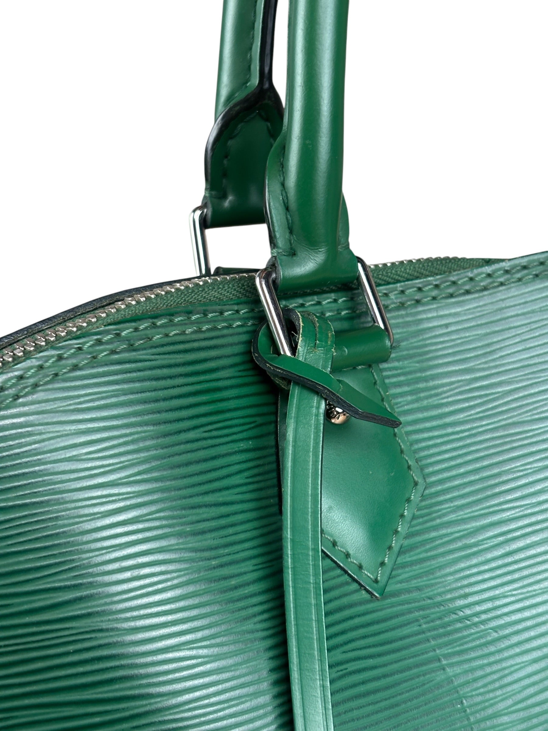 Louis Vuitton Green Epi Alma GM