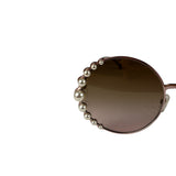 Fendi Pink Ribbons & Pearls FF 0295/S Round Sunglasses