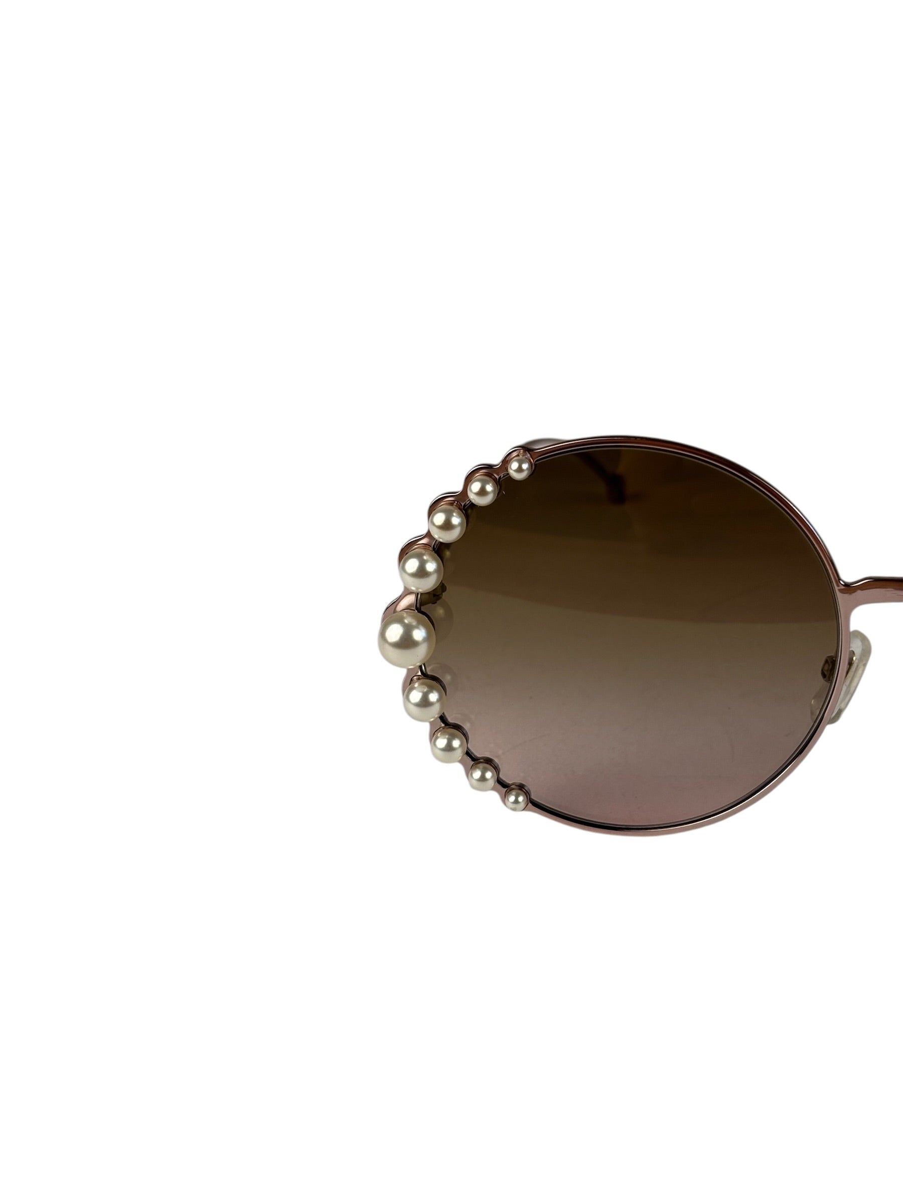 Fendi Pink Ribbons & Pearls FF 0295/S Round Sunglasses