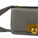 Bottega Veneta Grey Calfskin BV Classic Medium Bag