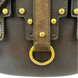 Yves Saint Laurent Tan Brown Messenger Bag