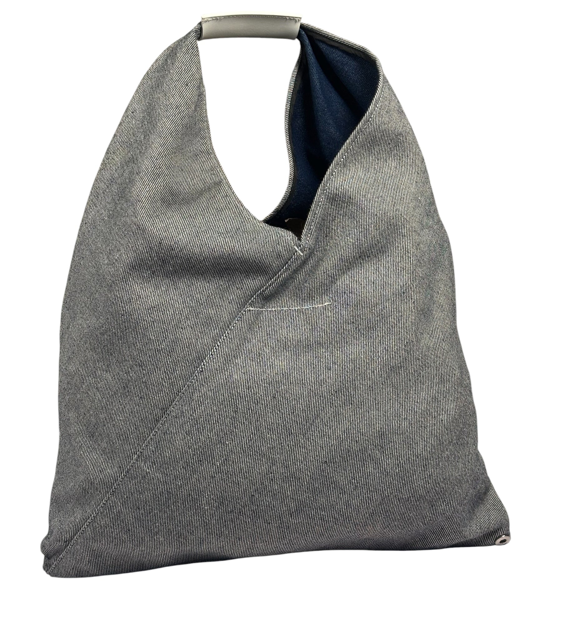 Maison Maegiela Grey Denim Reversible Japanese Tote