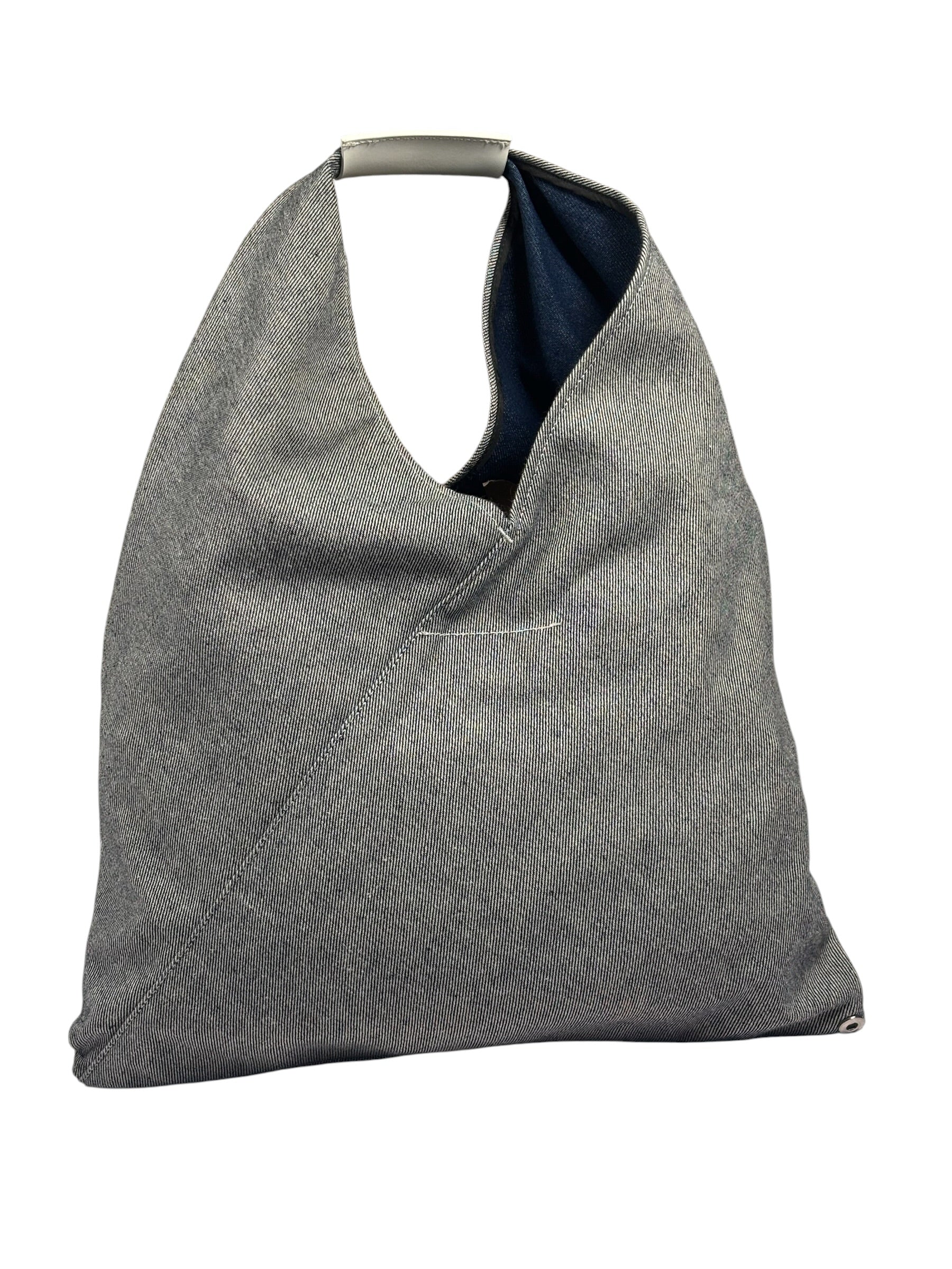 Maison Maegiela Grey Denim Reversible Japanese Tote