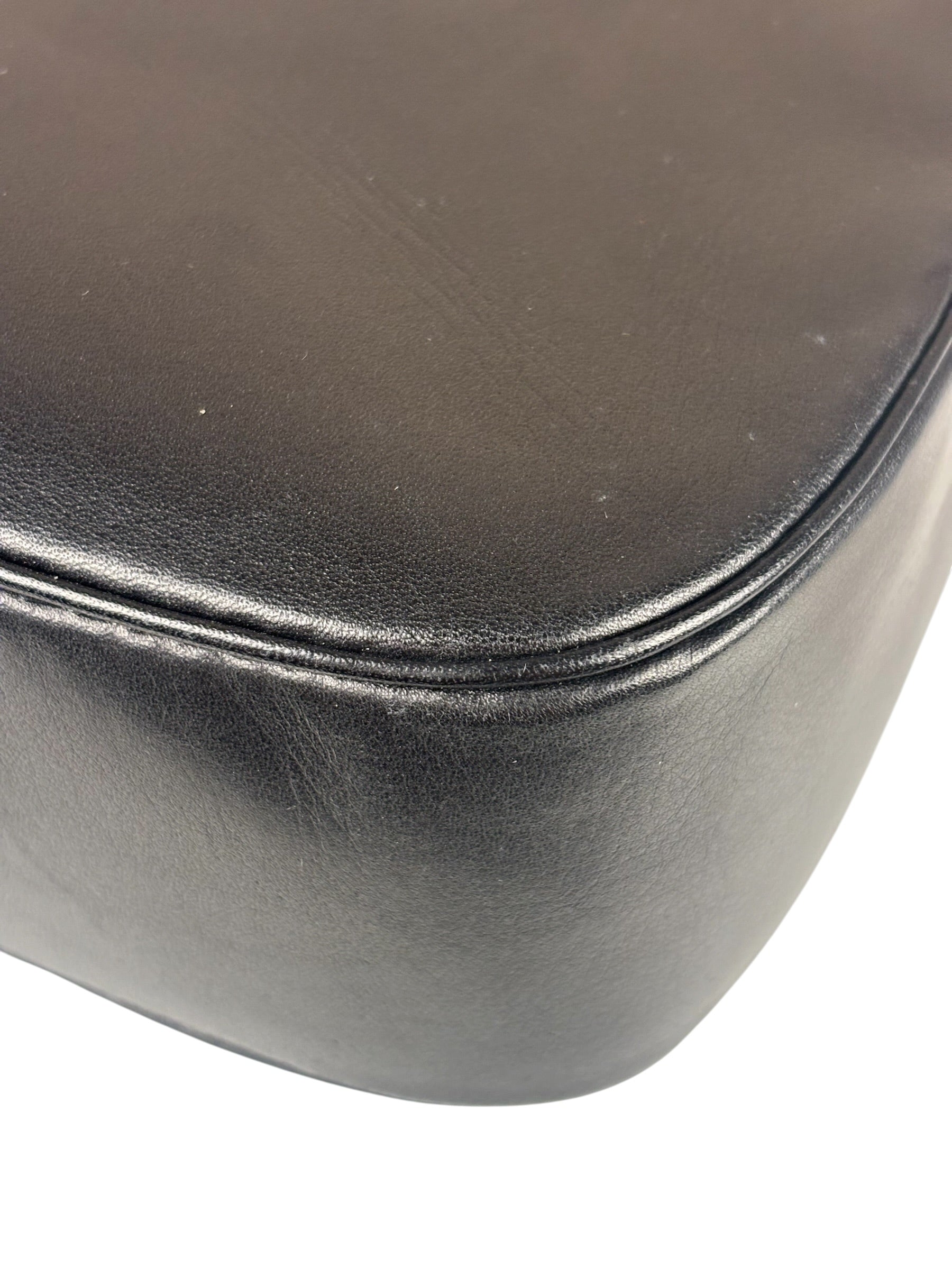 Cartier Must De Vintage Black Panthere Shoulder Bag