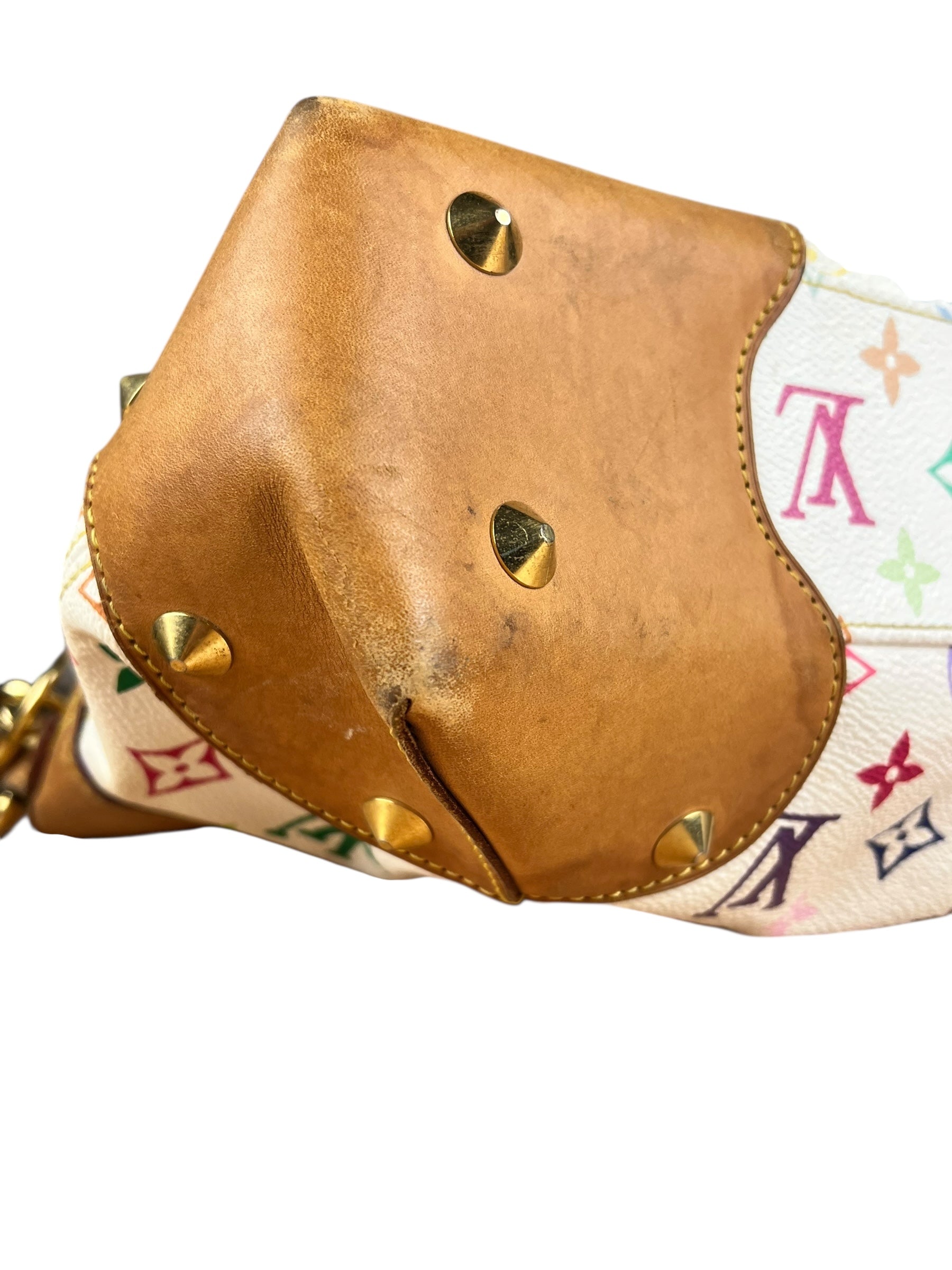 Louis Vuitton White Murakami Judy MM 2Way