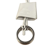 Balenciaga White Leather Bel Air Carry All Handbag