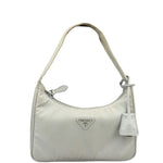 Prada Grey Nylon Re-Edition Pochette