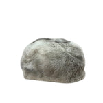 Vintage Clip-in Grey Fur Hat