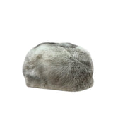 Vintage Clip-in Grey Fur Hat