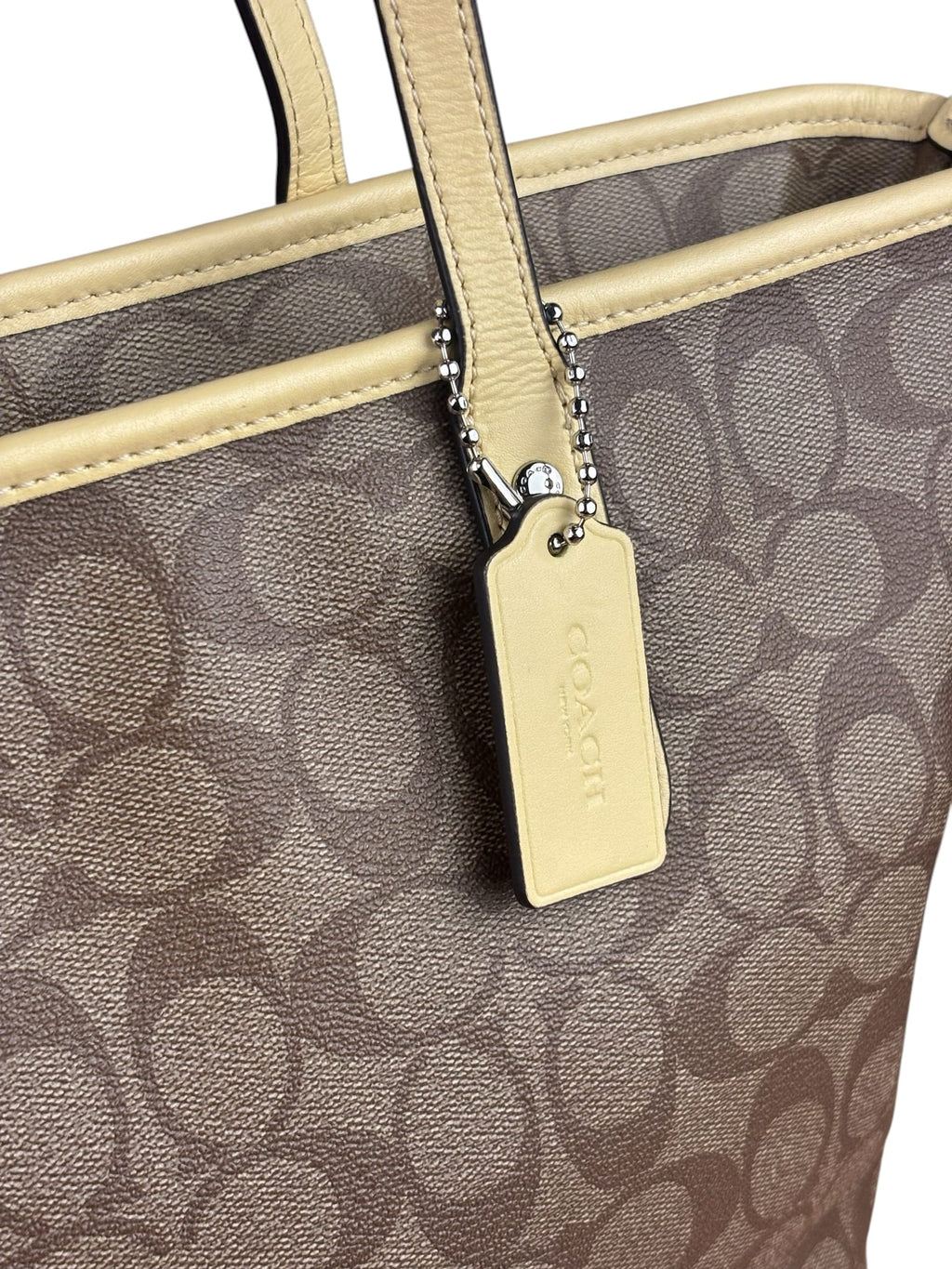 Coach Beige/Brown CC City Tote