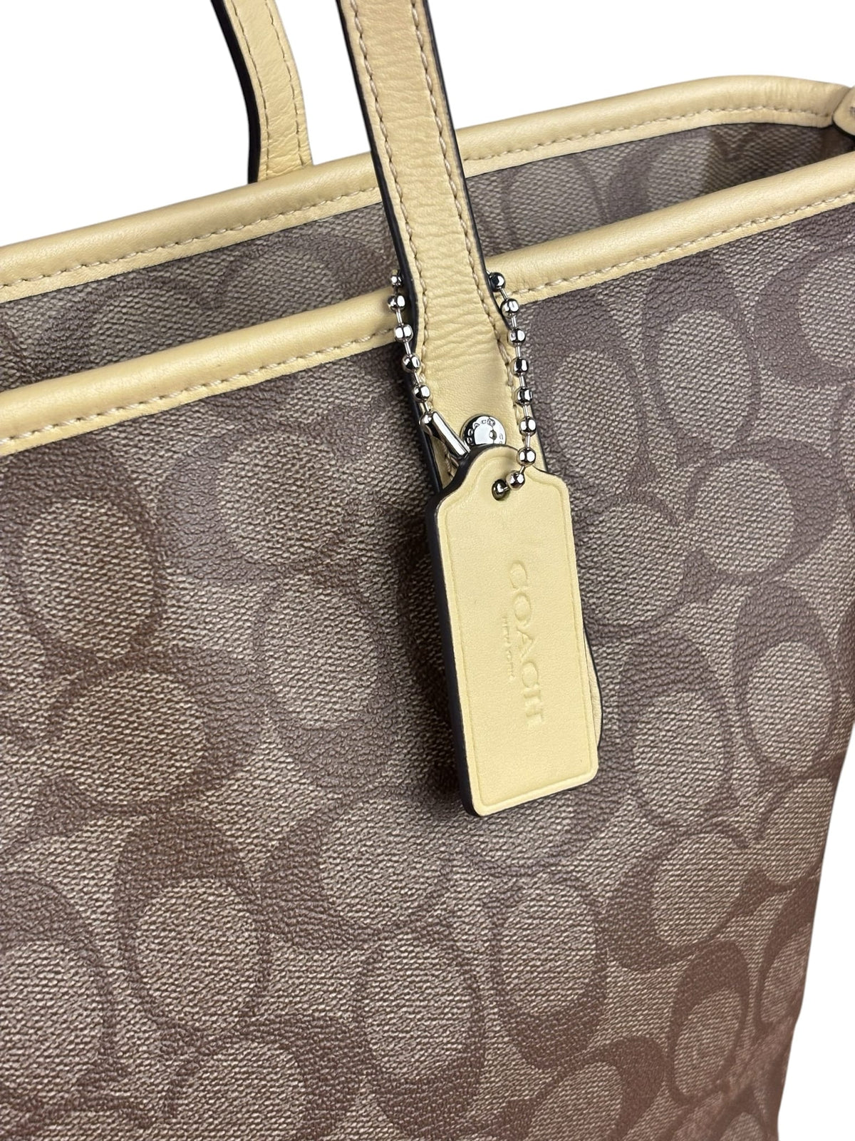 Coach Beige/Brown CC City Tote