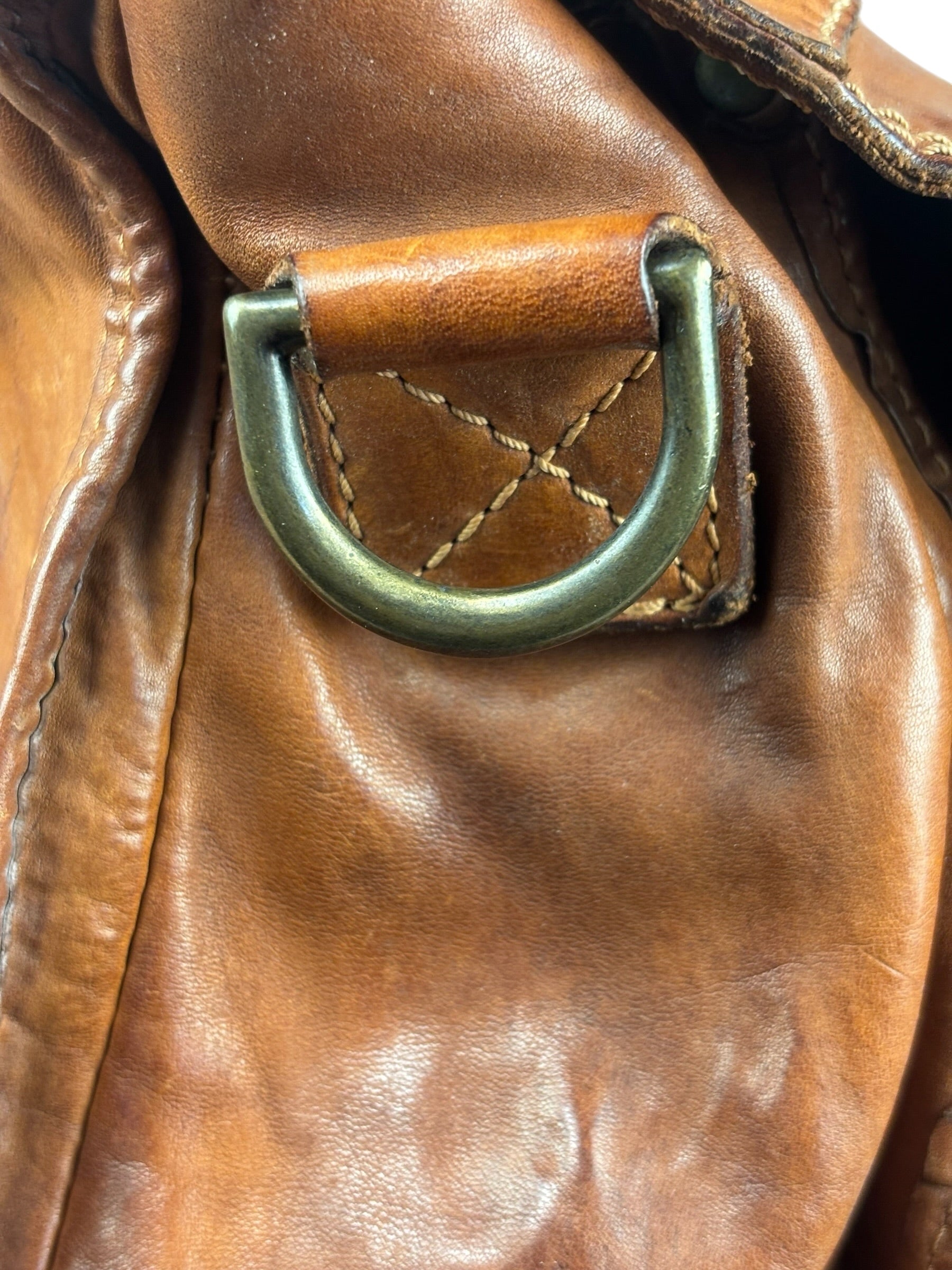 Campomaggi Brown Leather Messenger Bag