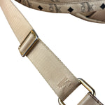 MCM Beige Leather Monogram Medium Stark Backpack