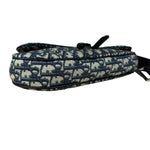 Christian Dior Navy Oblique Saddle Crossbody Bag