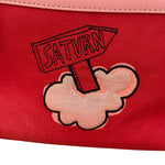 Fendi Red Patch Cloth Mini Backpack