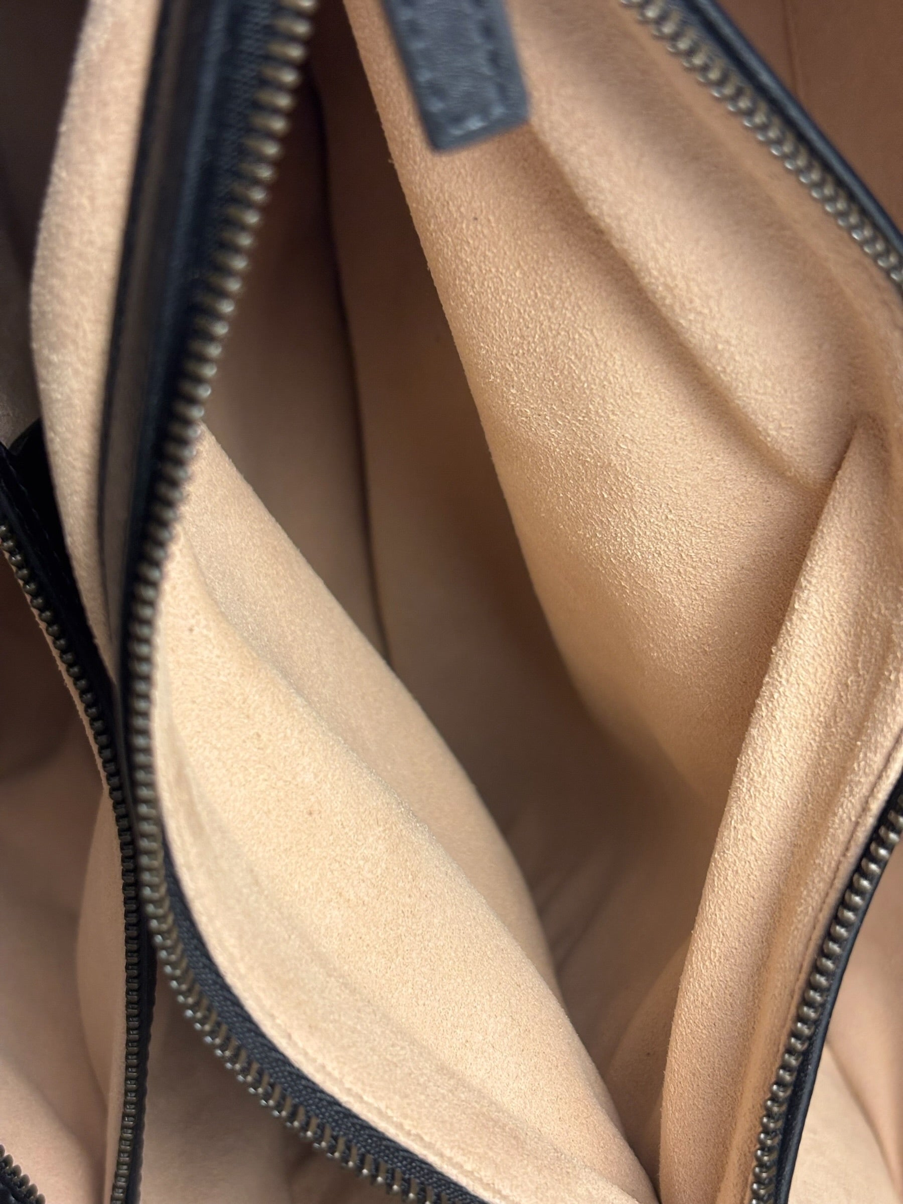 Gucci Black Leather Bamboo Diana 2Way Tote Bag