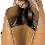 Prada Vintage Brown Leather Top Handle Bag