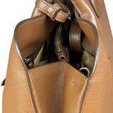 Prada Vintage Brown Leather Top Handle Bag
