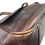 Prada Vintage Brown Leather Cervo Antik Messenger Bag