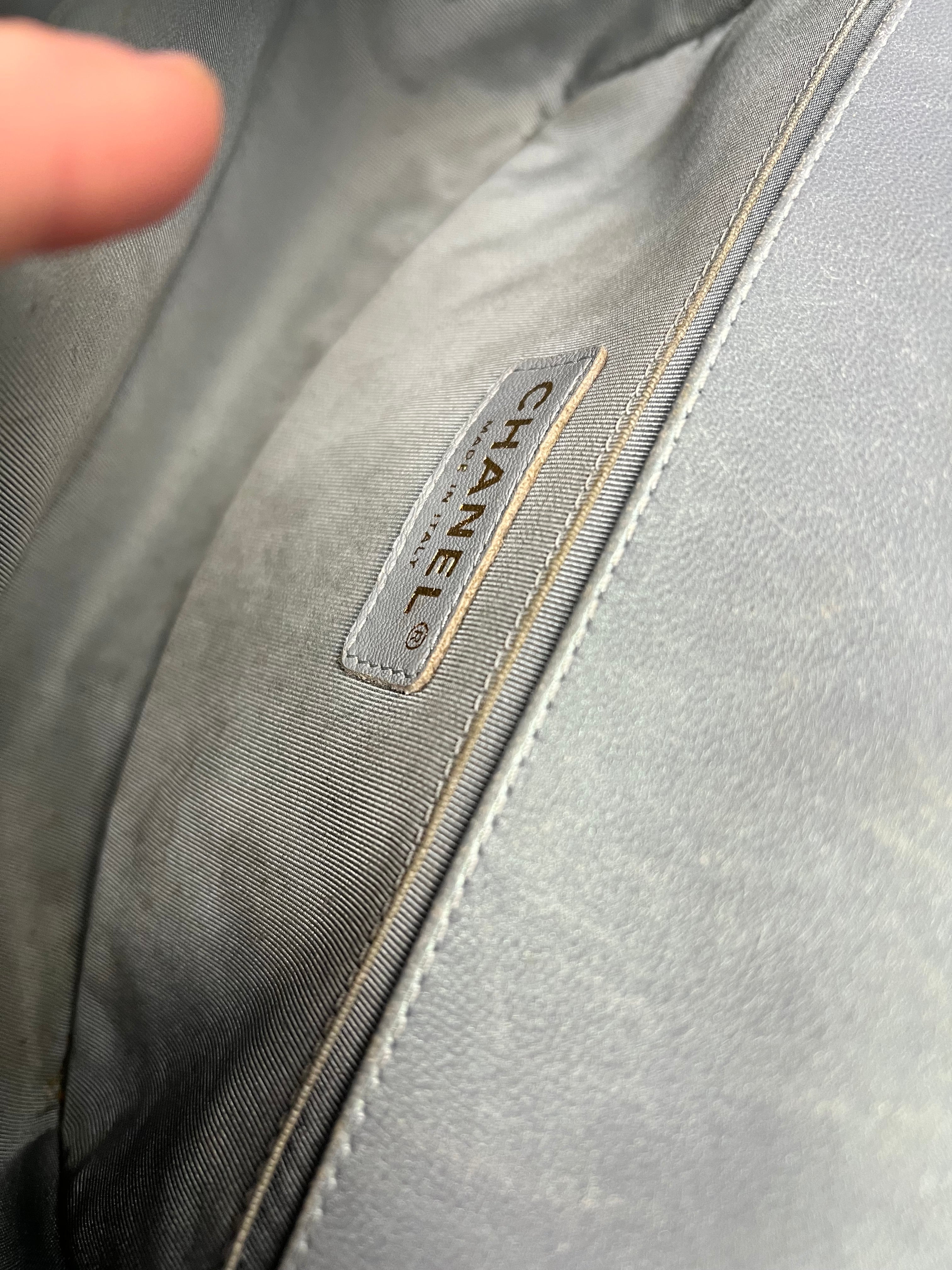 Chanel Medium Quilted Iridescent Boy Bag