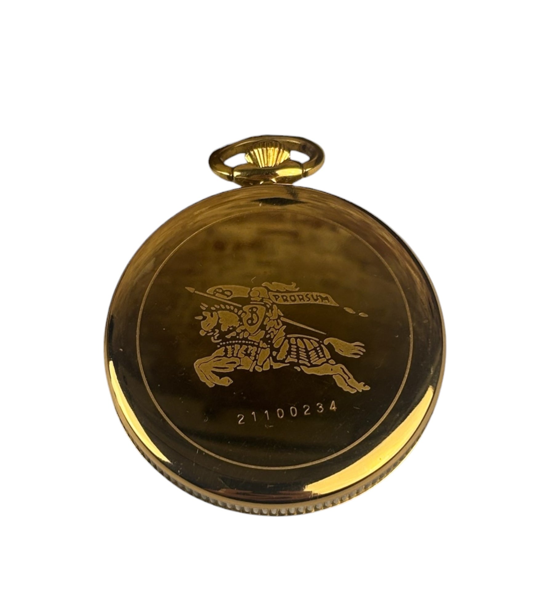 Burberry's Vintage White Roman Numeral Pocket watch
