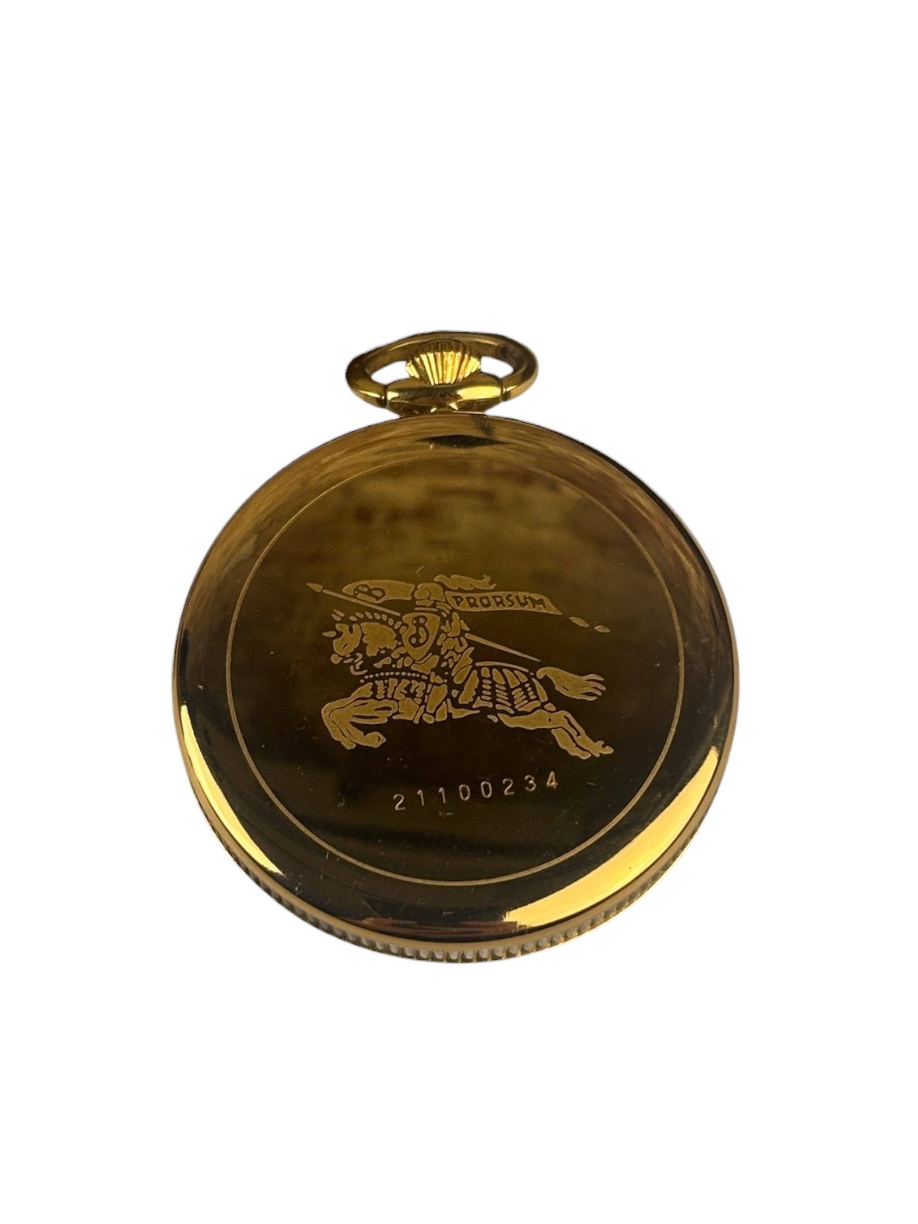 Burberry's Vintage White Roman Numeral Pocket watch