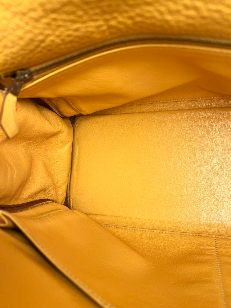 Hermes Kelly 35 Ambre Togo Gold 1997 Handbag