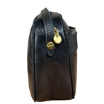 Salvatore Ferragamo Black Leather Vara Bow Crossbody Bag