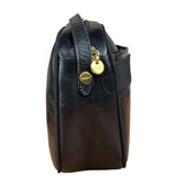 Salvatore Ferragamo Black Leather Vara Bow Crossbody Bag