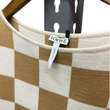 Loewe Wool Checkered Brown/Ivory Top