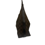 Gucci GG Monogram Brown Nylon Hobo Bag