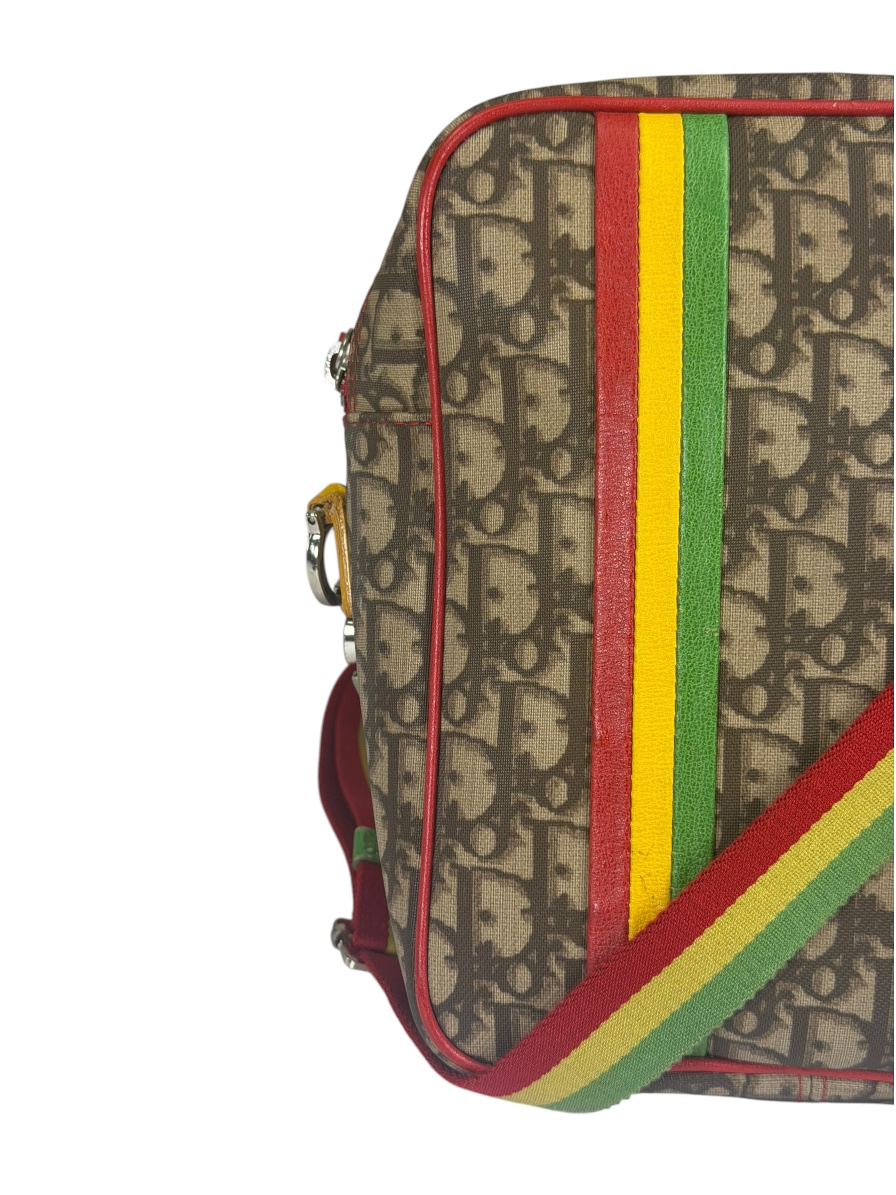 Christian Dior Brown Rasta Totter No.2 Messenger Bag