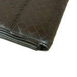 Bottega Veneta Vintage Brown Intrecciato Long Wallet