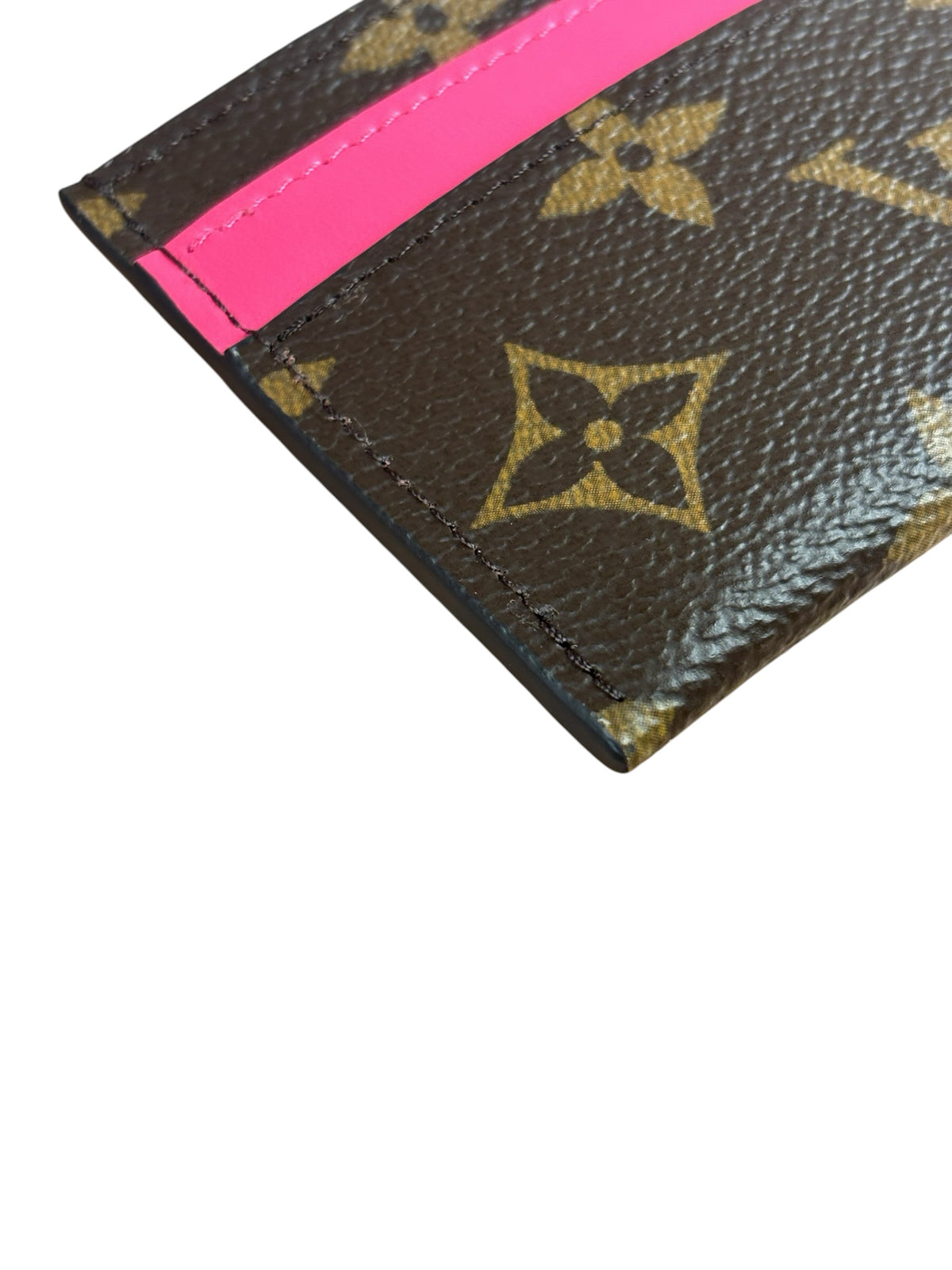Louis Vuitton Brown/Pink Monogram Card Holder