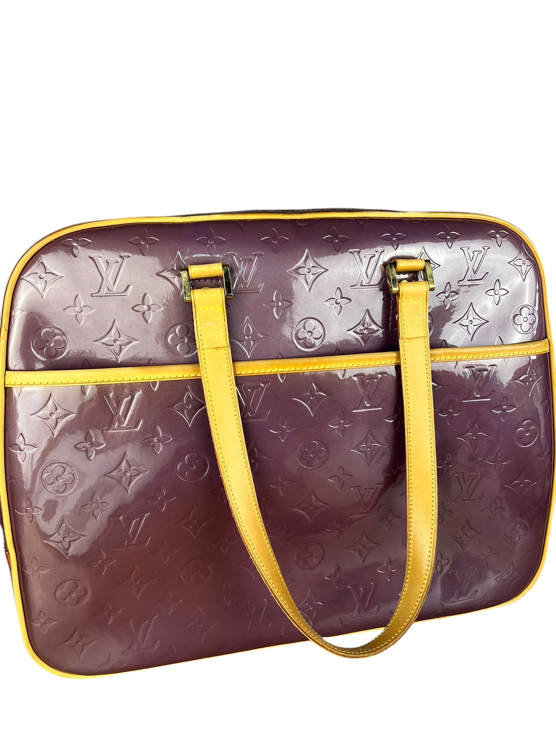 Louis Vuitton Vernis Purple Sutton Handbag