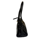 Prada Black Bonnie Calfskin Shoulder Bag